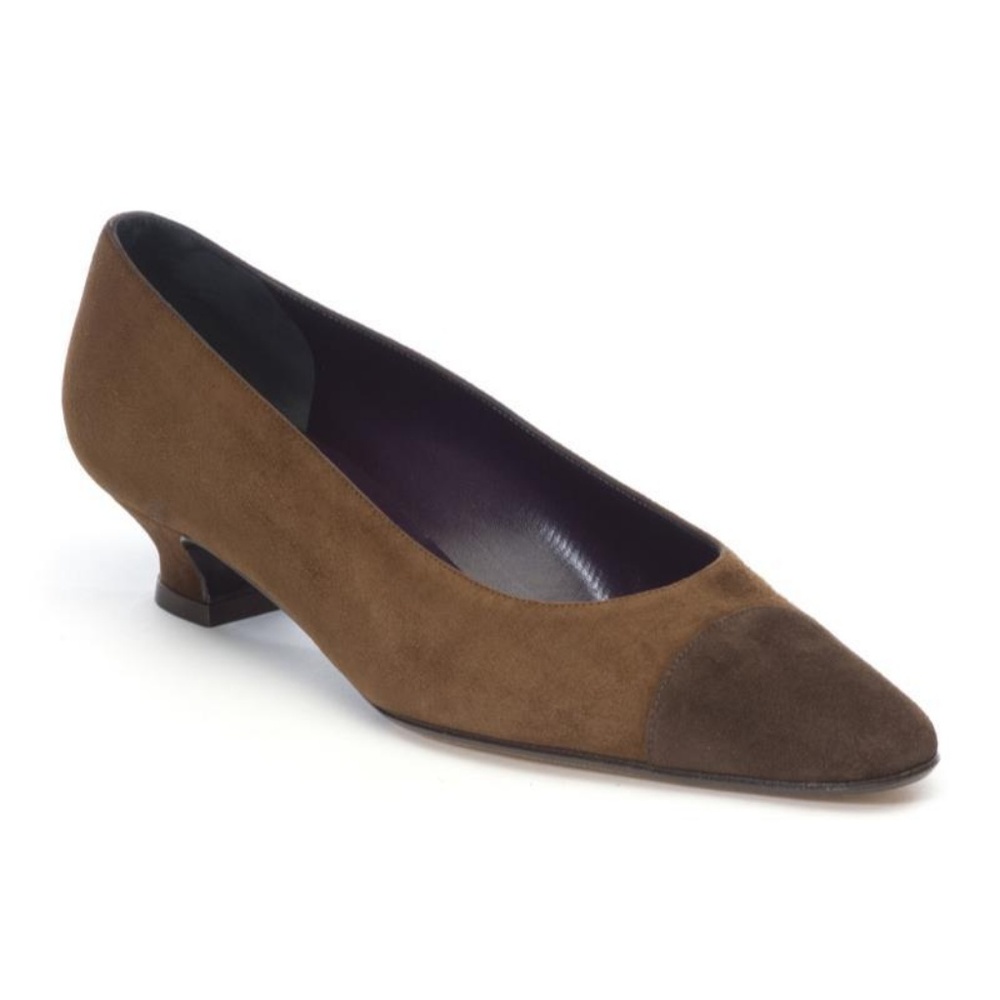 Susan van der Linde - Adele Brown Suede Pumps 38/8